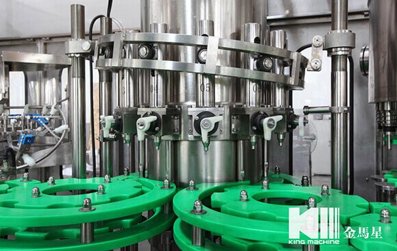 Pulp filling heads of fruit juice filling machine Pulp filling heads of fruit juice filling machine